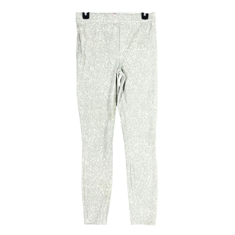 Spanx Leggings Womens S Gray Animal Print Pull On Stretch Skinny‎ Shaping Modern